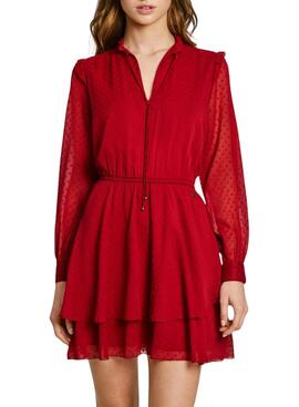 Vestido Pepe Jeans Otto rojo para mujer