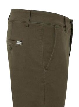 Pantalón chino Pepe Jeans Gymdigo verde para hombre