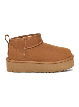 Botas UGG Mini Platform marrón para niño y niña