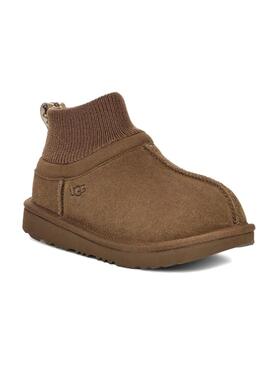 Botas UGG Ultra Stretch marrón para niño y niña