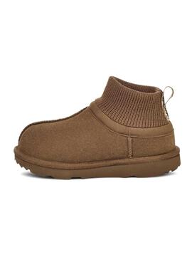 Botas UGG Ultra Stretch marrón para niño y niña