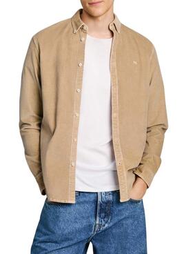 Camisa Pepe Jeans Miller beige para hombre