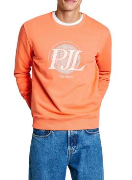 Sudadera Pepe Jeans Seth naranja para hombre