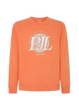 Sudadera Pepe Jeans Seth naranja para hombre