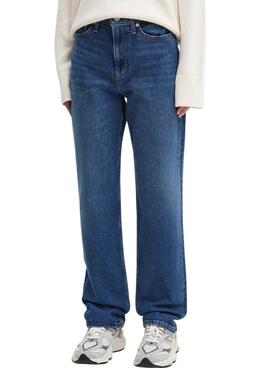 Pantalón Vaquero Tommy Jeans Izzie alto recto para mujer