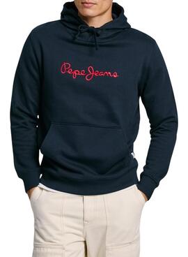 Sudadera Pepe Jeans New Joe Hoodie marino para hombre