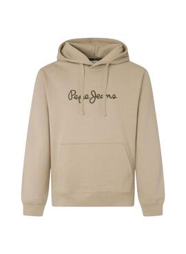 Sudadera Pepe Jeans New Joe Hoodie beige para hombre