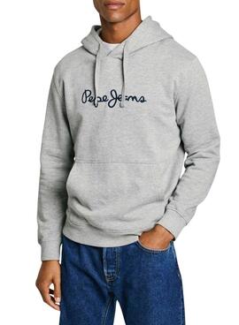 Sudadera Pepe Jeans New Joe Hoodie gris para hombre