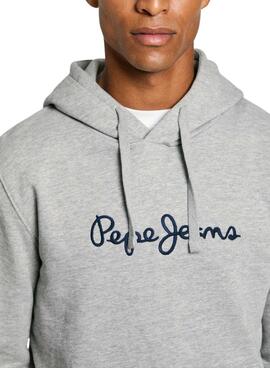 Sudadera Pepe Jeans New Joe Hoodie gris para hombre