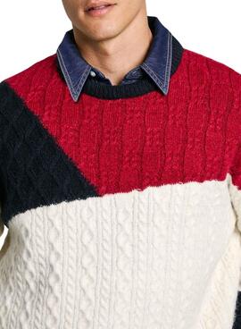 Jersey Pepe Jeans Court colorblock para hombre