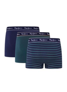 Calzoncillos Pepe Jeans Stripes azul para hombre