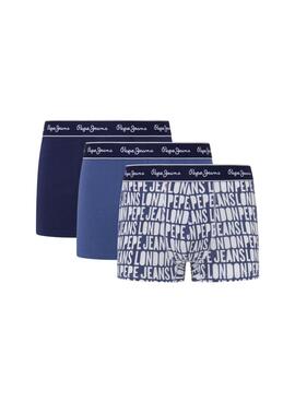 Calzoncillos Pepe Jeans AO Logo azul para hombre