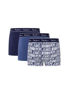 Calzoncillos Pepe Jeans AO Logo azul para hombre