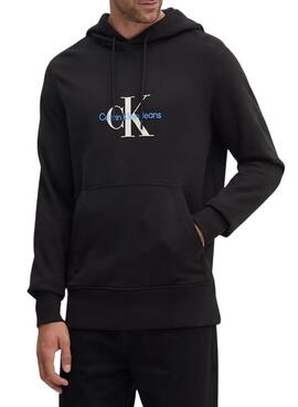 Sudadera Calvin Klein Jeans Distressed negro para hombre