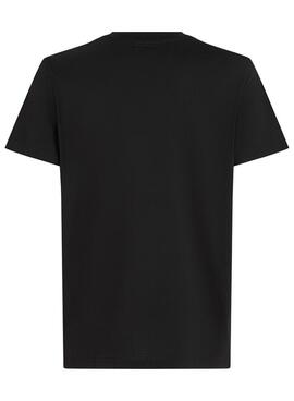 Camiseta Calvin Klein Jeans Distressed negro para hombre