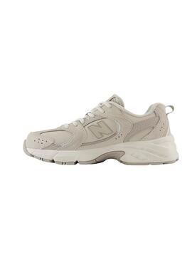 Zapatillas New Balance 530 beige para mujer