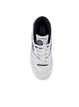 Zapatillas New Balance BB550 blanco y azul 