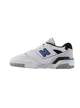 Zapatillas New Balance BB550 blanco y azul 