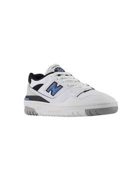 Zapatillas New Balance BB550 blanco y azul 