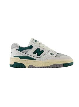 Zapatillas New Balance B550 verde para niño y niña