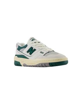 Zapatillas New Balance B550 verde para niño y niña