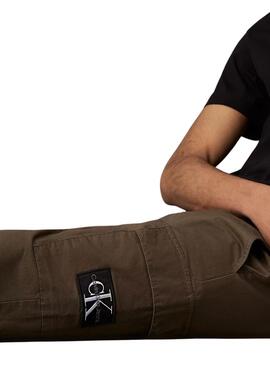 Pantalón Calvin Klein Jeans Cargo verde para hombre