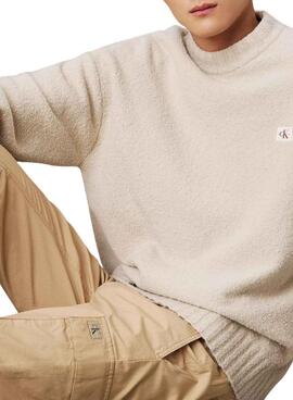 Pantalón Calvin Klein Jeans Cargo beige para hombre