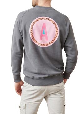 Sudadera Altonadock Circle gris para hombre