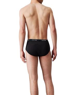 Pack calzoncillos Calvin Klein Jeans Slip negro para hombre