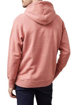 Sudadera Altonadock Circle Hoodie coral para hombre