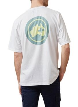 Camiseta Altonadock Maps blanco para hombre