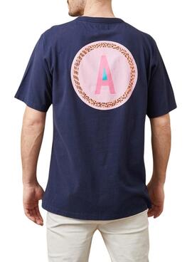 Camiseta Altonadock Circle marino para hombre