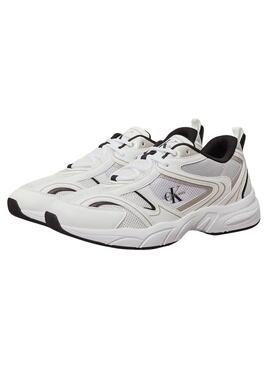 Zapatillas Calvin Klein Jeans Retro Tennis blanco para hombre