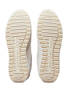 Zapatillas Calvin Klein Jeans Toothy blanco para mujer