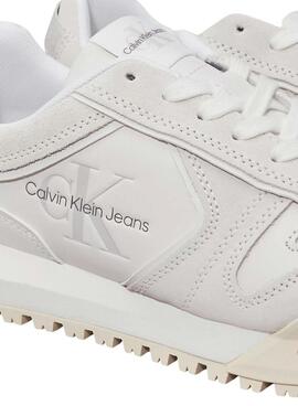 Zapatillas Calvin Klein Jeans Toothy blanco para mujer