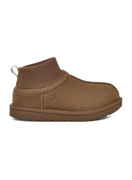 Botas UGG Ultra Stretch marrón para niña y niño