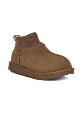 Botas UGG Ultra Stretch marrón para niña y niño