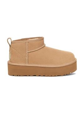 Botas UGG Ultra Mini Platform beige niño y niña