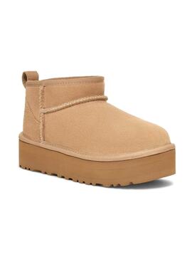 Botas UGG Ultra Mini Platform beige niño y niña