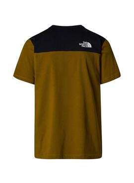 Camiseta The North Face Icons verde y negro para hombre