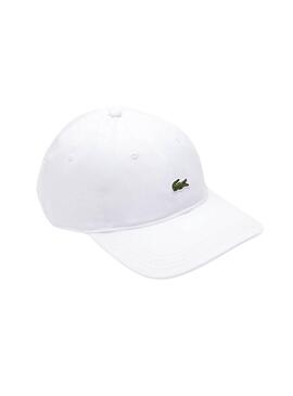 Gorra Lacoste básica blanca para hombre