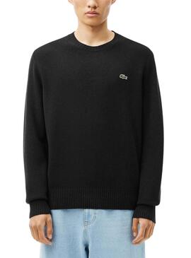 Jersey Lacoste Tricot negro para hombre