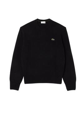 Jersey Lacoste Tricot negro para hombre