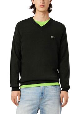 Jersey Lacoste Pico verde para hombre