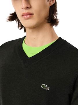 Jersey Lacoste Pico verde para hombre