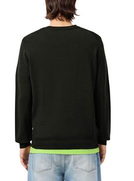 Jersey Lacoste Pico verde para hombre