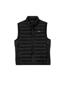 Chaleco Lacoste básico negro para hombre