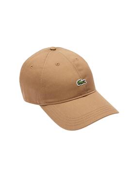 Gorra Lacoste Basic tostado para mujer y hombre