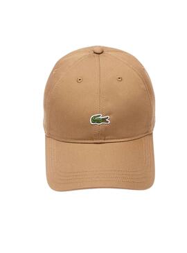 Gorra Lacoste Basic tostado para mujer y hombre