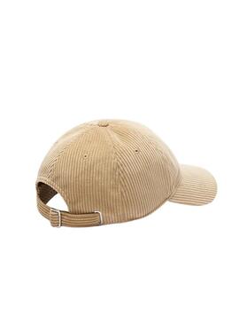 Gorra Lacoste pana beige para hombre y mujer